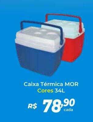 Atakarejo Caixa Térmica Mor Cores 34l oferta