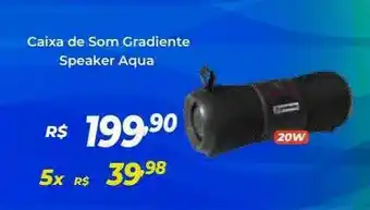 Caixa De Som Gradiente Speaker Aqua