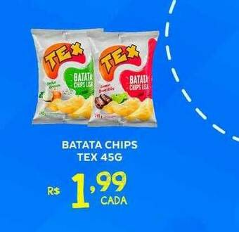 Bahamas Supermercados Batata Chips Tex oferta