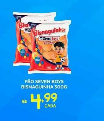 Bahamas Supermercados Pão Seven Boys Bisnaguinha oferta