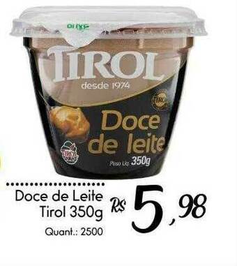 Giassi Supermercados Doce De Leite Tirol oferta