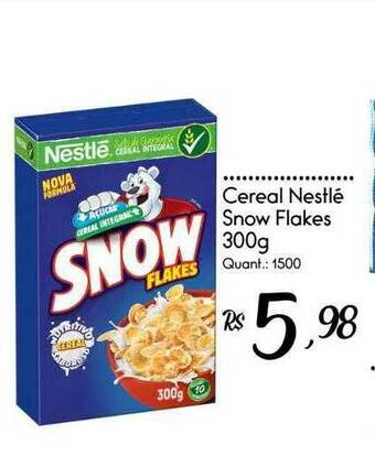 Giassi Supermercados Cereal Nestlé Snow Flakes oferta