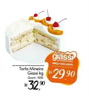 Giassi Supermercados Torta Mineira Giassi oferta