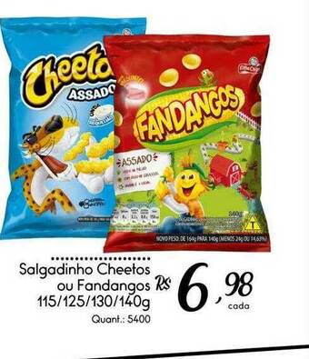 Giassi Supermercados Salgadinho Cheetos Ou Fandangos oferta
