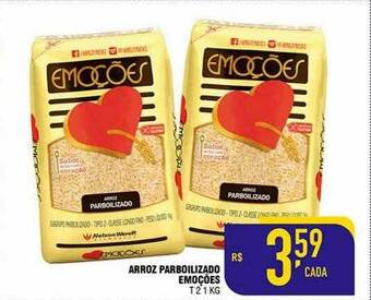Mercantil Rodrigues Arroz Parboilizado Emoções oferta