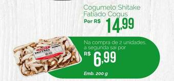 Oba Hortifruti Cogumelo Shitake Fatiado Cogus oferta