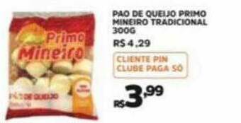 Pinheiro Supermercado Pao De Queijo Primo Mineiro Tradicional oferta