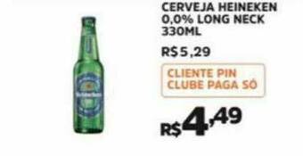Pinheiro Supermercado Cerveja Heineken 0.0% Long Neck oferta