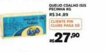 Pinheiro Supermercado Queijo Coalho Isis Pecinha Kg oferta