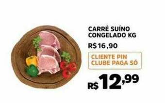 Pinheiro Supermercado Carré Suino Congelado Kg oferta