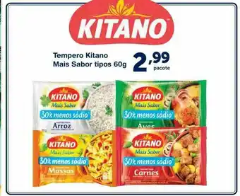 Tempero Kitano Mais Sabor Tipos