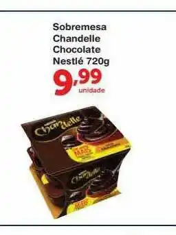 Roldão Sobremesa Chandelle Chocolate Nestlé oferta