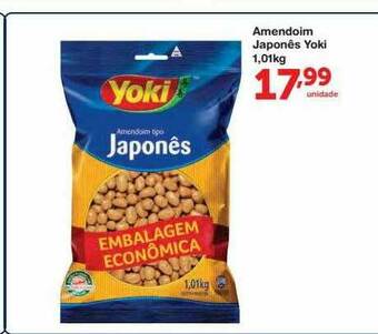 Roldão Amendoim Japonês Yoki oferta