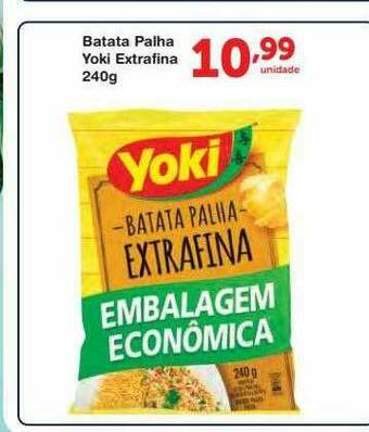 Roldão Batata Palha Yoki Extrafina oferta