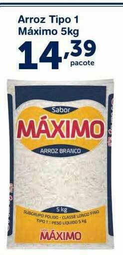 Roldão Arroz Tipo 1 Máximo oferta