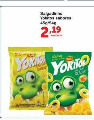Roldão Salgadinho Yokitos Sabores oferta