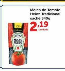 Roldão Molho De Tomate Heinz Tradicional oferta
