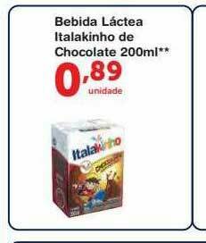 Roldão Bebida Láctea Italakinho De Chocolate oferta
