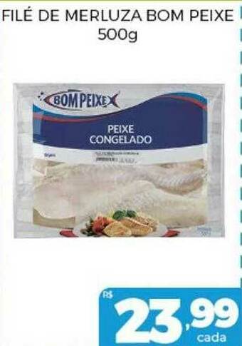 Supermercados Avenida Filé De Merluza Bom Peixe oferta