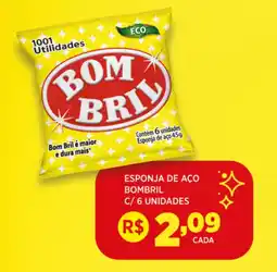 Shibata Supermercados Esponja de aço bombril oferta