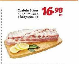 Supermercados Cidade Canção Costela Suína oferta