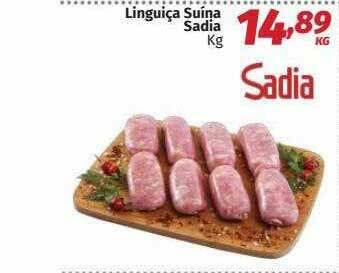 Supermercados Cidade Canção Linguiça Suína Sadia oferta