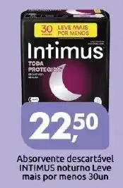 Supermercados Nori Absorvente descartável INTIMUS noturno oferta
