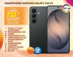 Lojas Cem Smartphone samsung galaxy s26 5g oferta