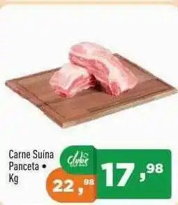 Supermercados Pague Menos Carne Suína Panceta oferta