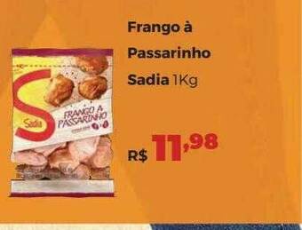 Villarreal Supermercados Frango à Passarinho Sadia oferta