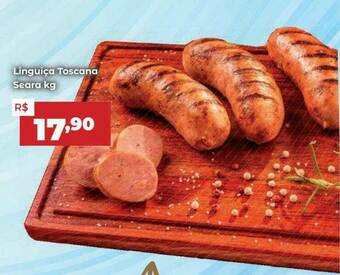 Villarreal Supermercados Linguiça Toscana Seara oferta