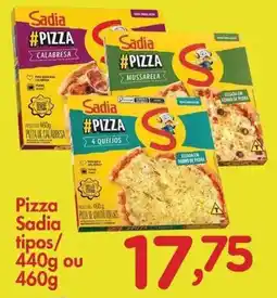 Confiança Supermercados Pizza Sadia tipos oferta