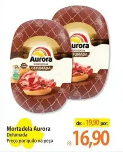 Atacadão Mortadela aurora defumada oferta
