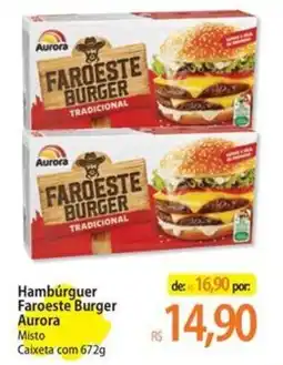 Atacadão Hambúrguer Faroeste Burger Aurora Misto oferta