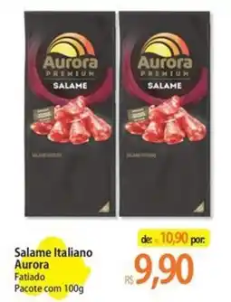 Atacadão Salame italiano aurora fatiado oferta