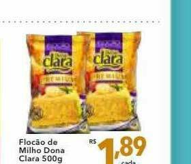 Rede uniforça Flocão De Milho Dona Clara oferta