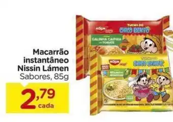 Carrefour Macarrão instantâneo Nissin Lámen Sabores oferta