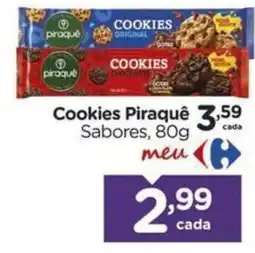 Carrefour Cookies piraquê sabores oferta