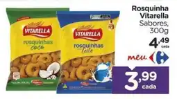 Carrefour Rosquinha vitarella sabores oferta