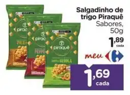 Carrefour Salgadinho de trigo Piraquê Sabores oferta