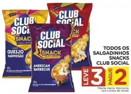 Carrefour Todos os salgadinhos snacks clib social oferta