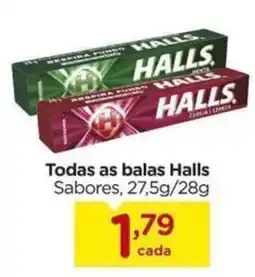 Carrefour Todas as balas halls oferta