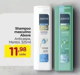 Carrefour Shampoo masculino Above Anticaspa, Mentol oferta