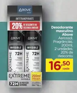 Carrefour Desodorante masculino Above Aerossol oferta