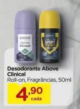 Carrefour Desodorante Above Clinical Roll-on, Fragrâncias oferta
