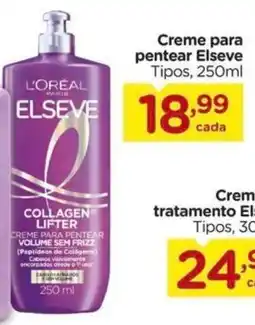 Carrefour Creme para pentear elseve tipos oferta
