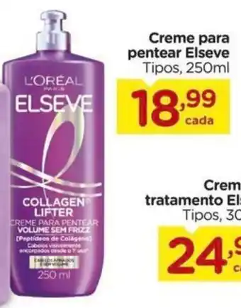 Carrefour Creme para pentear elseve tipos oferta