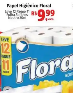 Supermercados Mateus Papel Higiênico Floral oferta