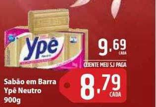 Sj Supermercados Sabão Em Barra Ypê Neutro oferta