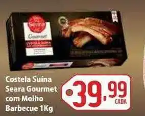 Sj Supermercados Costela Suina Seara Gourmet Com Molho Barbecue oferta